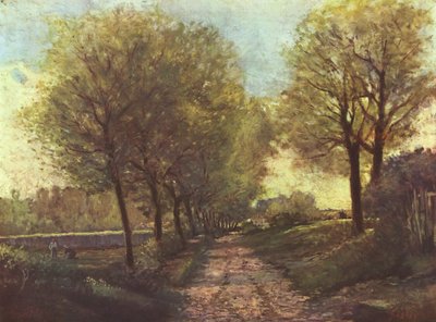 Landschapsschilderij door Alfred Sisley